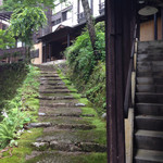 宝巌堂 - 宿へ登る階段