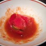 宝巌堂 - トマトのトマトあえ