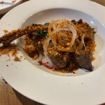 ジビエ料理屋 べんけい - 瓜坊のスペアリブの唐揚げ