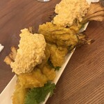 立飲・ビストロシン サンテ - 牡蠣と舞茸のフリット