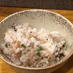 よいまち 朔真 - 土鍋　太刀魚香味梅肉