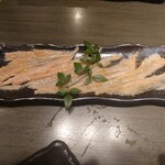 焼肉 加茂川 - 薄切上ミノ塩焼@850円