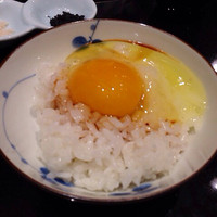 神戸牛ステーキ鉄板焼 雪月花 離れ - 玉子かけ