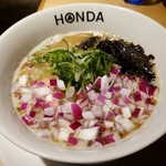 本田麺業 - 濃厚煮干しラーメン