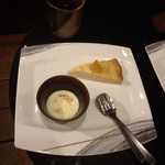 海の別邸ふる川 - デザート さつまいもプリン、はちみつレモンミルクレープ