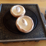 海の別邸ふる川 - 原木しいたけ焼き