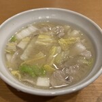 とんかつ 美濃屋 - 豚汁