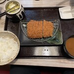 みな豚 - ヒレカツ定食（中）