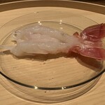 温石 - 赤座海老の焼きしゃぶ