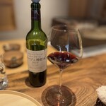 温石 - 赤ワイングラス　丸藤葡萄酒 ルバイヤート ルージュ 樽貯蔵 2019