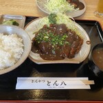 とんかつ とん八 - 大ロースカツ定食