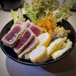 レア天丼 銀座 三よし - ■海鮮レア天丼《特上》 ¥3520