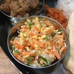 南インド料理 レジナ - ポリポリ旨いコサンパリ