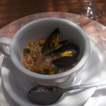 ラ・ボッテガ・ゴローザ - ノルマンディ産ムール貝と大麦のオルヅット