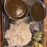 西インドスパイス ガヤバジ - ちょっと食べた後撮影