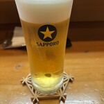 寿し四海 - ☆生ビール