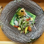 寿し四海 - ☆アボガドとブロッコリーのサラダ(おまかせ料理)