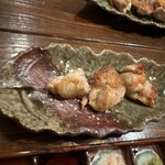 SAI.teppan - お昼の特別ステーキコースの一部
三重県産 朝引き鶏モモステーキ