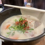 老虎苑 - 今日のかす汁もあっつあつで最高でした