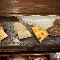 SAI.teppan - お昼の特別ステーキコースの一部
                      焼き野菜