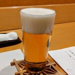心づくし　いなせ - 最初の生ビール