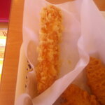 ケンタッキーフライドチキン - クリスピー 3ピース 半額 ✖️2 ＆ えびぷりぷりフライ タルタルソース付き ＆ チョコパイ ＆ アイスティーＳ 氷抜き