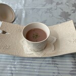 レストラン シーホース - 美東ごぼうのクリームスープ