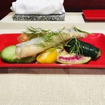 ブラッスリー ギョラン - アミューズ　太刀魚のフリット