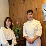 La vie - 池田シェフと奥様、素敵なご夫婦です。
