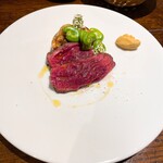 ダ マッサ - 牛サガリ　白茄子　空豆