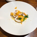 ダ マッサ - 青森　ヤリイカ　京菜花　カラスミ