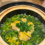 月夜に米の飯 武井 - 蛤と菜の花の土鍋。美味し過ぎてひっくり返った。