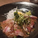 和香菜 - 臭みのあるゴマ鯖。