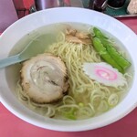  中華料理 吾作 - 塩ラーメン+半チャーハンセット ￥950