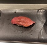 立食い鮨 鮨川 - 生本鮪中とろ　長崎　鷹島