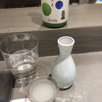 立食い鮨 鮨川 - 三千盛 純大 冬にごり 岐阜/半合