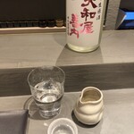 立食い鮨 鮨川 - 大和屋膳内　しぼりたて純米生原酒/半合