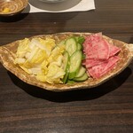 豚しゃぶ せいろ蒸し専門店 豚匠 北浜邸 - 漬物