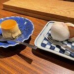 和食渡辺 - いちごプリン・いちご大福