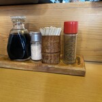 とんかつ しお田 - 薬味（2025年1月26日撮影）