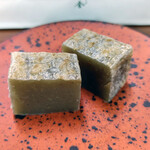 萬御菓子誂處 樫舎 - みよしの（葛焼き）　栗くず焼き