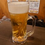 居酒屋 もぢょい有限会社 - 生ビール(大)　699円