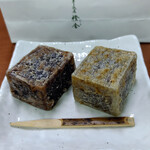 萬御菓子誂處 樫舎 - みよしの（葛焼き）　栗くず焼き