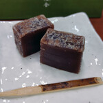 萬御菓子誂處 樫舎 - みよしの（葛焼き）　栗くず焼き