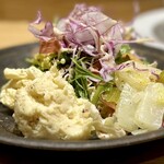 洋食 おがた - セットのサラダ
