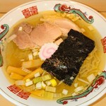 中華そば ささき - 中華そば・塩 (ちぢれ麺)