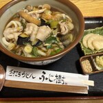 ふじ樹 - 料理写真:揚げ茄子&しめじうどん