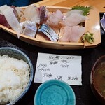 夕凪 - 船盛刺身定食