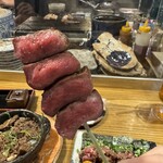 焼鳥ホルモン 炭焼き0式 - 