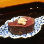 日本料理 幸庵 - 鹿ロース マカ添え